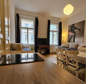 Posezení v ubytování Slezska Apartments