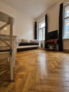 Postel nebo postele na pokoji v ubytování Slezska Apartments