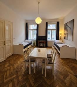 Posezení v ubytování Slezska Apartments