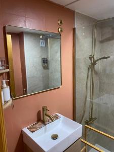 Koupelna v ubytování Empuriabrava apartment, sea view