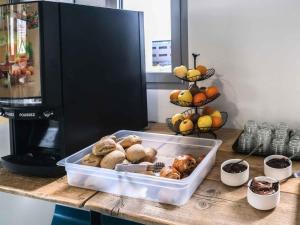 Eten bij of ergens in de buurt van het hostel

