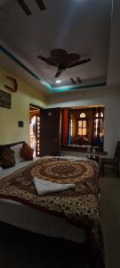 A bed or beds in a room at Heart and Soul of Jaisalmer