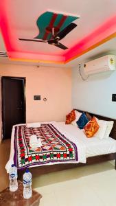A bed or beds in a room at Heart and Soul of Jaisalmer