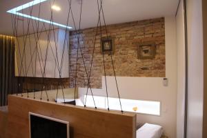 Um banheiro em Angel Wing Apartamentai