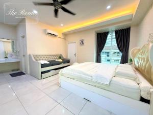 Ένα ή περισσότερα κρεβάτια σε δωμάτιο στο TheRomePrivatePool12-16paxKaraoke +52 φωτογραφίες