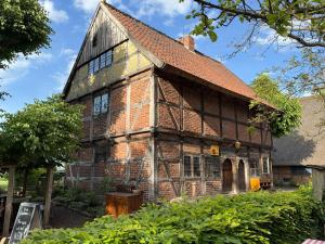 Das Gebäude in dem sich die Ferienwohnung befindet