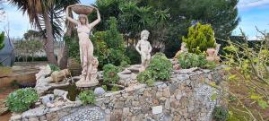 A garden outside Dimora San Gabriele