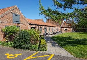 Bygningen som feriehuset ligger i