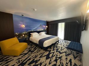 Voodi või voodid majutusasutuse Lighthouse Suites toas
