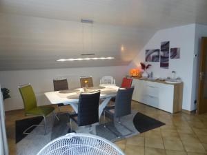 Posezení v ubytování Ferienwohnung Kollmann