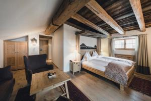 Posteľ alebo postele v izbe v ubytovaní Himmlhof + 37 fotografií