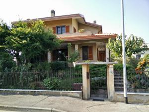 The building in which a panziókat is located
