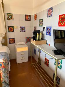 Kuchyň nebo kuchyňský kout v ubytování B&B RIO GRANDE