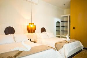 Cama o camas de una habitación en Sélanna
