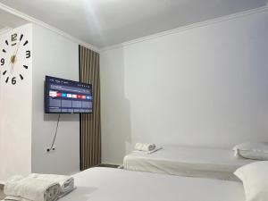 Postel nebo postele na pokoji v ubytování Bluva rooms
