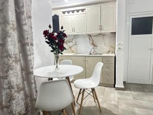 Kuchyň nebo kuchyňský kout v ubytování Bluva rooms + 8 fotografií
