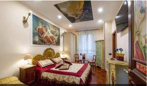 Tempat tidur dalam kamar di Sancta Scala