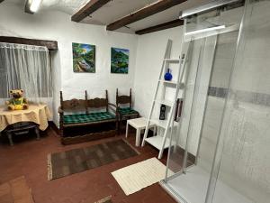 Postel nebo postele na pokoji v ubytování Peyre