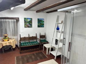 Postel nebo postele na pokoji v ubytování Peyre