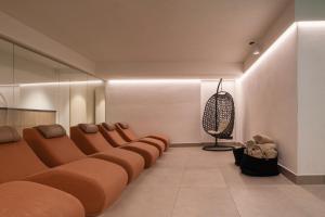 Χώρος καθιστικού στο Hotel Dahu
