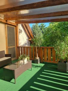 Zahrada ubytování Bámbi Apartman