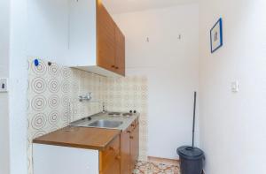 Kuchyň nebo kuchyňský kout v ubytování Apartments Katica