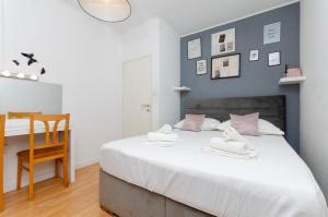 Postel nebo postele na pokoji v ubytování Apartments Katica