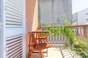 Balkón nebo terasa v ubytování Apartments Katica