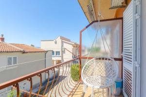 Balkón nebo terasa v ubytování Apartments Katica
