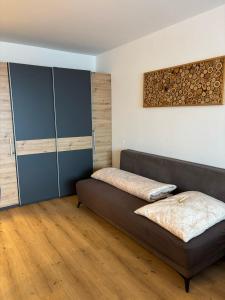Postel nebo postele na pokoji v ubytování MountainLOVE