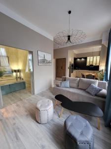 Χώρος καθιστικού στο BoleslaviaApartments - Apartament Simon 3, Center, air conditioning