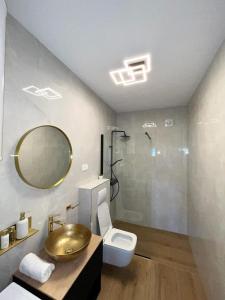 Koupelna v ubytování Apartman Luce