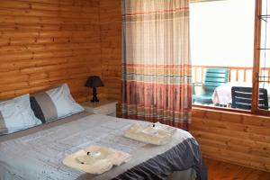 Krevet ili kreveti u jedinici u objektu Lerato Bush Lodge