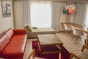 Istumisnurk majutusasutuses Stain Loft & Suites