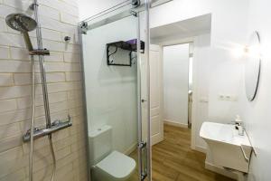 Koupelna v ubytování Apartamentos La Cruz Verde