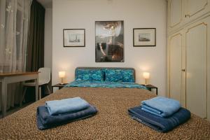 A bed or beds in a room at Casa Luba