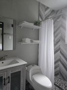Koupelna v ubytování Casita Dulce + 29 fotografií