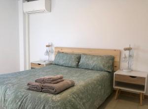 Ένα ή περισσότερα κρεβάτια σε δωμάτιο στο Casa Xafandoles