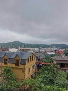 a view of a city with houses and trees at Batumi in Itʼkhvisi