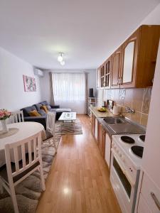 Kuchyň nebo kuchyňský kout v ubytování A Cozy Nest in Teslic