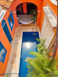 Bazén v ubytování Hospedaje, Centro, Cartagena, Turismocolombia-fit nebo v jeho okolí