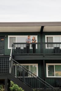 Balkón nebo terasa v ubytování Ucluelet Wildwood Inn
