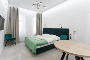 Postel nebo postele na pokoji v ubytování Apartment house in Vienna