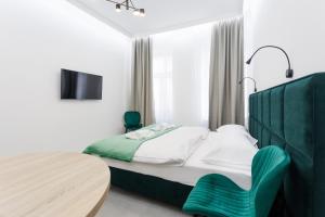 Postel nebo postele na pokoji v ubytování Apartment house in Vienna