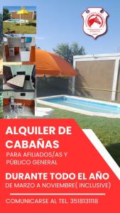 Πισίνα στο ή κοντά στο Cabañas sindicato jockey club cordoba
