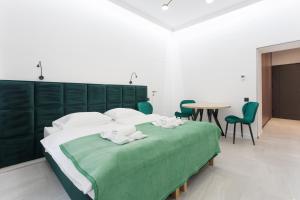 Postel nebo postele na pokoji v ubytování Apartment house in Vienna