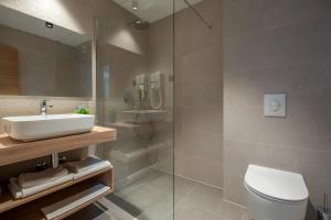 Koupelna v ubytování Hotel Porat