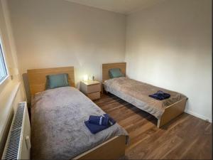 Postel nebo postele na pokoji v ubytování Sz43 Apartman free Parking