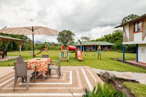 Zahrada ubytování Finca Hotel San Cristobal Quindio