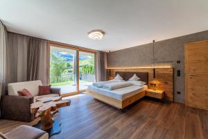 Katil atau katil-katil dalam bilik di Residence Chalet Riad